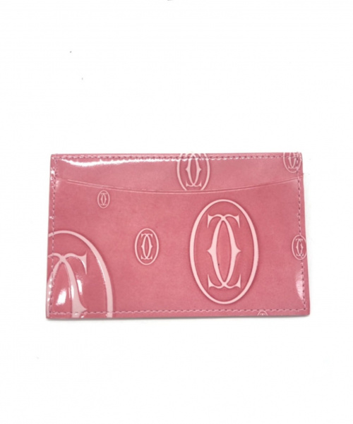 Cartier（カルティエ）Cartier (カルティエ) カードケース ピンクの古着・服飾アイテム
