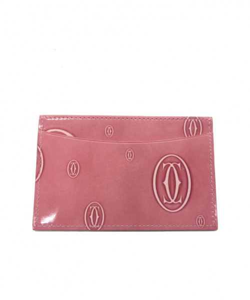 Cartier（カルティエ）Cartier (カルティエ) カードケース ピンクの古着・服飾アイテム
