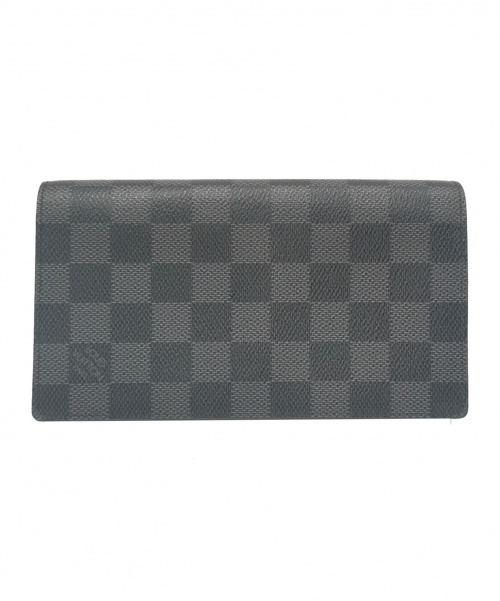 LOUIS VUITTON（ルイ ヴィトン）LOUIS VUITTON (ルイ ヴィトン) 長財布 ブラック×グレーの古着・服飾アイテム