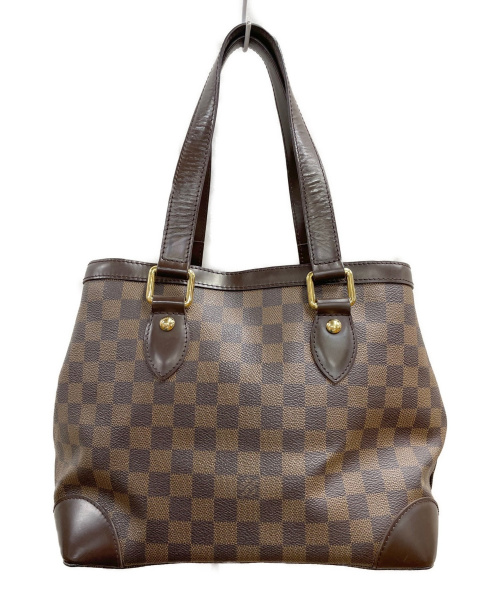 LOUIS VUITTON（ルイ ヴィトン）LOUIS VUITTON (ルイ ヴィトン) トートバッグ ブラウン×レッド ダミエ N51205 -の古着・服飾アイテム