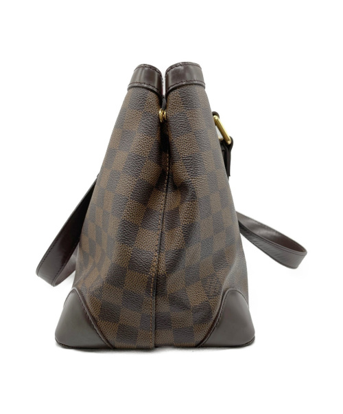 LOUIS VUITTON（ルイ ヴィトン）LOUIS VUITTON (ルイ ヴィトン) トートバッグ ブラウン×レッド ダミエ N51205 -の古着・服飾アイテム