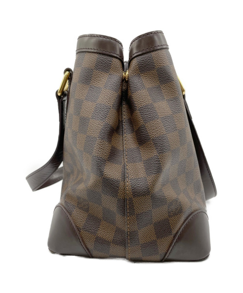 LOUIS VUITTON（ルイ ヴィトン）LOUIS VUITTON (ルイ ヴィトン) トートバッグ ブラウン×レッド ダミエ N51205 -の古着・服飾アイテム