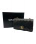 CHANEL（シャネル）の古着「ダブルチェーンショルダーバッグ」｜ブラック