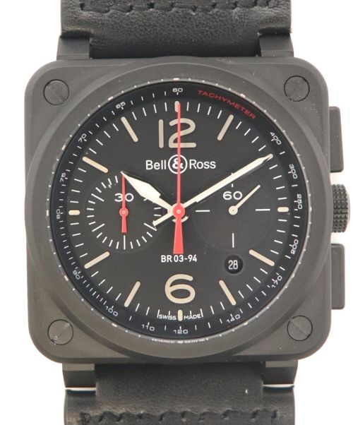 BELL&ROSS（ベルアンドロス）BELL&ROSS (ベルアンドロス) クロノグラフ ブラック サイズ:44mmの古着・服飾アイテム