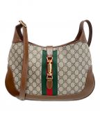 GUCCIグッチ）の古着「GGスプリームワンショルダーバッグ」｜ブラウン
