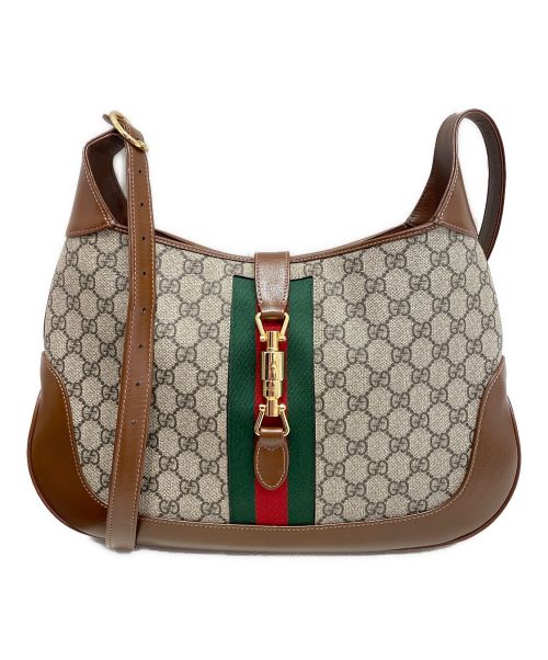 GUCCI（グッチ）GUCCI (グッチ) GGスプリームワンショルダーバッグ ブラウン サイズ:-の古着・服飾アイテム