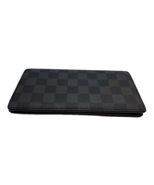 LOUIS VUITTON（ルイ ヴィトン）LOUIS VUITTON (ルイ ヴィトン) 長財布 ブラック×グレーの古着・服飾アイテム