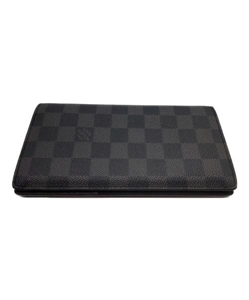 LOUIS VUITTON（ルイ ヴィトン）LOUIS VUITTON (ルイ ヴィトン) 長財布 ブラック×グレーの古着・服飾アイテム