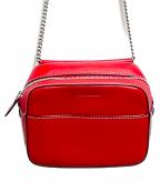 J&M DAVIDSONジェイ＆エム デヴィッドソン）の古着「チェーンショルダーバッグ ミニ ペブル」｜レッド