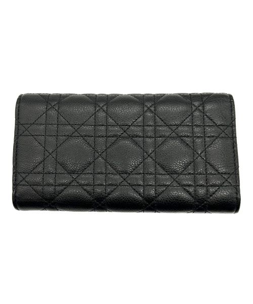 Christian Dior（クリスチャン ディオール）Christian Dior (クリスチャン ディオール) 2つ折り財布 ブラックの古着・服飾アイテム