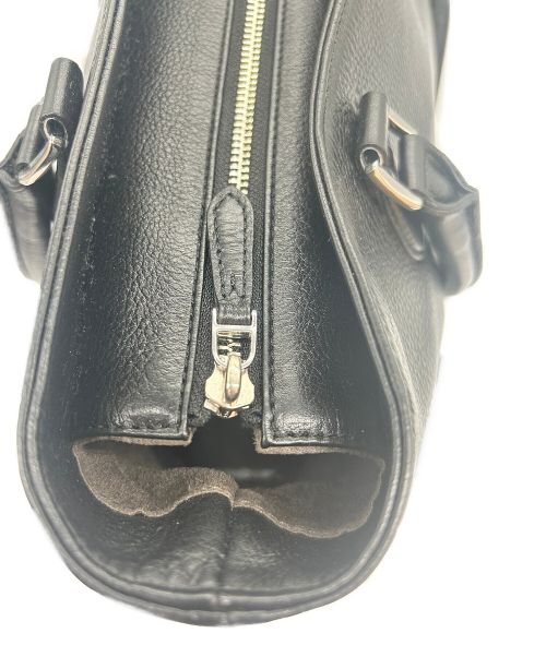 PELLE MORBIDA（ペッレモルビダ）PELLE MORBIDA (ペッレモルビダ) ハンドバッグ ブラックの古着・服飾アイテム