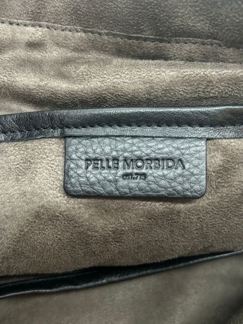 PELLE MORBIDA（ペッレモルビダ）PELLE MORBIDA (ペッレモルビダ) ハンドバッグ ブラックの古着・服飾アイテム