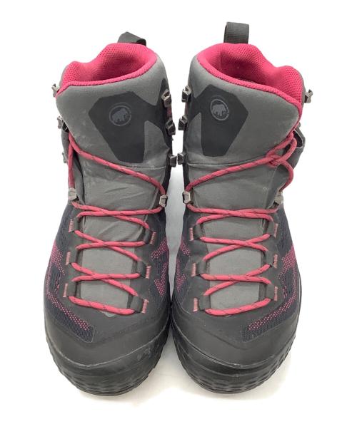 MAMMUT（マムート）MAMMUT (マムート) トレッキングシューズ グレー×ピンク サイズ:23.5cmの古着・服飾アイテム