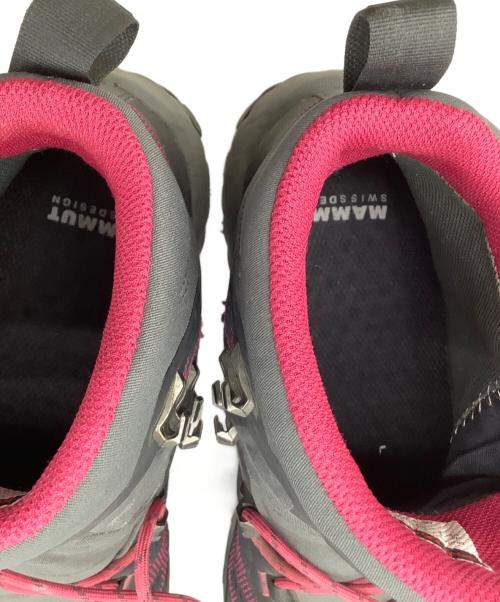 MAMMUT（マムート）MAMMUT (マムート) トレッキングシューズ グレー×ピンク サイズ:23.5cmの古着・服飾アイテム