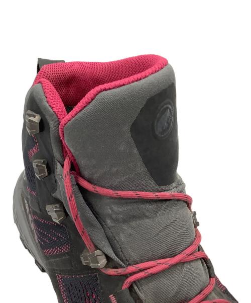 MAMMUT（マムート）MAMMUT (マムート) トレッキングシューズ グレー×ピンク サイズ:23.5cmの古着・服飾アイテム