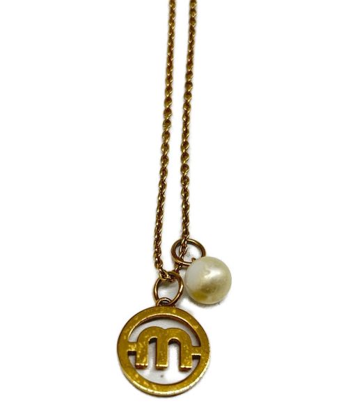 MIU MIU（ミュウミュウ）MIU MIU (ミュウミュウ) ネックレス ゴールドの古着・服飾アイテム