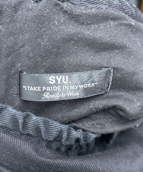 SYU.（シュウ）SYU. (シュウ) デニムパンツ ブラック サイズ:SIZE 2の古着・服飾アイテム