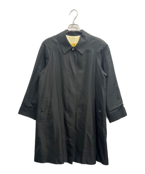 Burberry's（バーバリー）Burberry's (バーバリーズ) 比翼コート ブラック サイズ:SIZE 7ARの古着・服飾アイテム