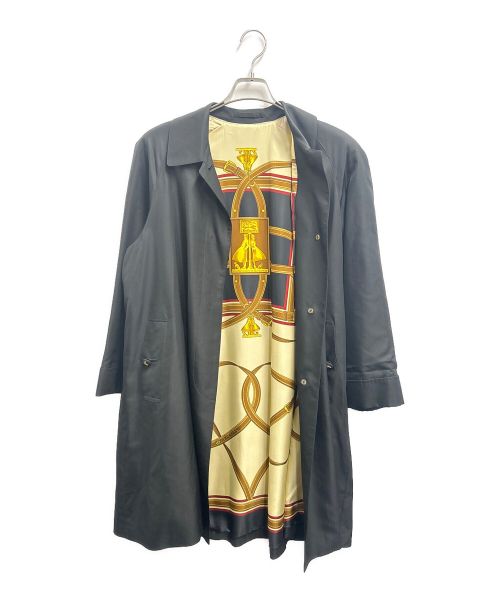 Burberry's（バーバリー）Burberry's (バーバリーズ) 比翼コート ブラック サイズ:SIZE 7ARの古着・服飾アイテム