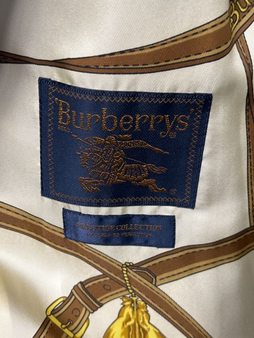 Burberry's（バーバリー）Burberry's (バーバリーズ) 比翼コート ブラック サイズ:SIZE 7ARの古着・服飾アイテム