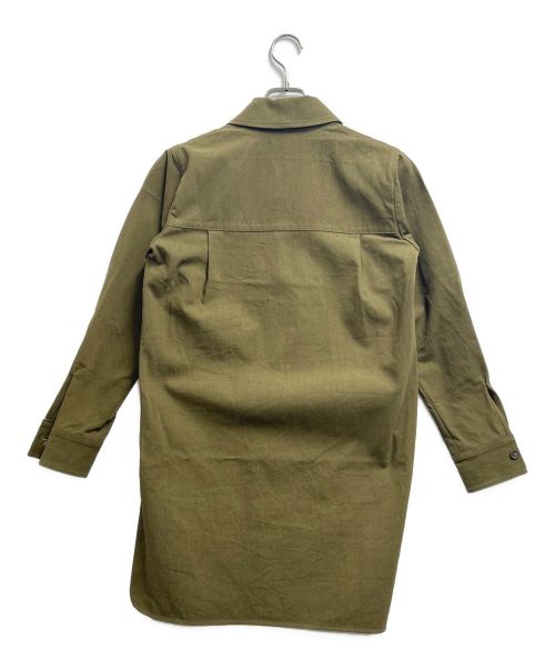 MADISON BLUE（マディソンブルー）MADISON BLUE (マディソンブルー) 比翼ロングシャツ オリーブ サイズ:SIZE 00の古着・服飾アイテム