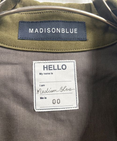 MADISON BLUE（マディソンブルー）MADISON BLUE (マディソンブルー) 比翼ロングシャツ オリーブ サイズ:SIZE 00の古着・服飾アイテム