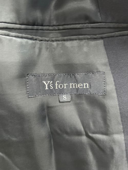 Y's for men（ワイズフォーメン）Y's for men (ワイズフォーメン) テーラードジャケット ブラック サイズ:Sの古着・服飾アイテム
