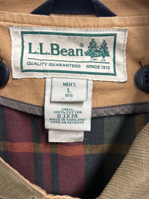 L.L.Bean（エルエルビーン）L.L.Bean (エルエルビーン) 80‘sダック地ワークコート ブラウン サイズ:Lの古着・服飾アイテム