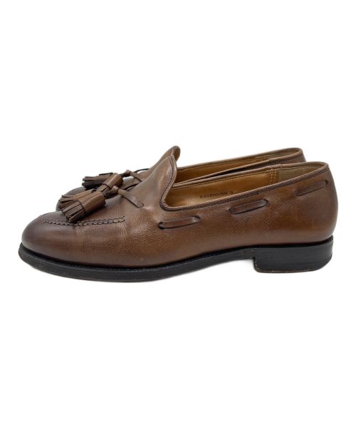 Crockett & Jones（クロケット＆ジョーンズ）Crockett & Jones (クロケット＆ジョーンズ) BEAMS (ビームス) タッセルローファー / CAVENDISH3 ブラウン サイズ:5Eの古着・服飾アイテム