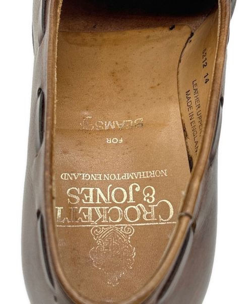Crockett & Jones（クロケット＆ジョーンズ）Crockett & Jones (クロケット＆ジョーンズ) BEAMS (ビームス) タッセルローファー / CAVENDISH3 ブラウン サイズ:5Eの古着・服飾アイテム