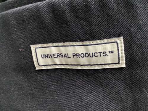 UNIVERSAL PRODUCTS.（ユニバーサルプロダクツ）UNIVERSAL PRODUCTS. (ユニバーサルプロダクツ) ショールカラーダブルコート ネイビー サイズ:Lの古着・服飾アイテム
