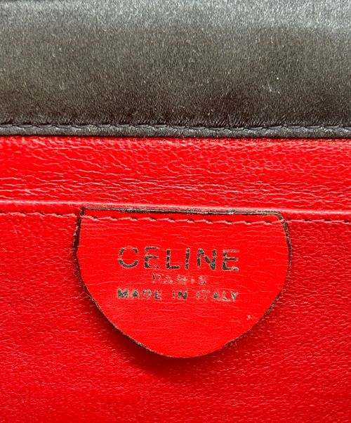 CELINE（セリーヌ）CELINE (セリーヌ) ショルダーバッグ / ダブルサークル ブラックの古着・服飾アイテム