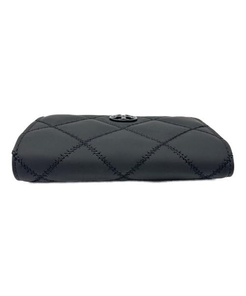 TORY BURCH（トリーバーチ）TORY BURCH (トリーバーチ) キルティングウォレット ブラックの古着・服飾アイテム