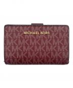 MICHAEL KORSマイケル・コース）の古着「2つ折り財布」｜ボルドー