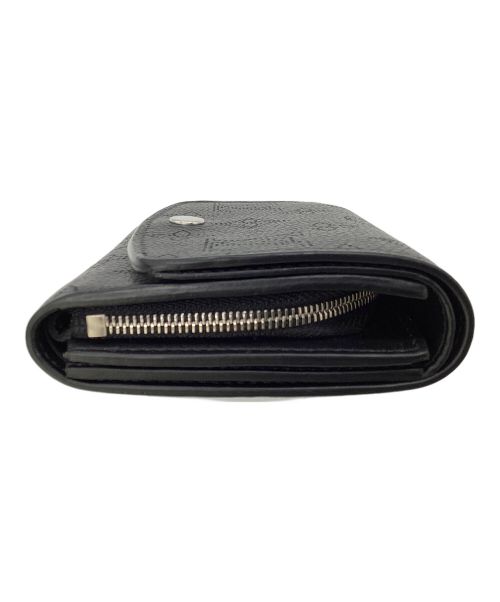 LOUIS VUITTON（ルイ ヴィトン）LOUIS VUITTON (ルイ ヴィトン) 2つ折り財布 / マヒナ ポルトフォイユ・イリス コンパクト ブラックの古着・服飾アイテム
