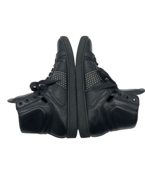 Saint Laurent Paris（サンローランパリ）Saint Laurent Paris (サンローランパリ) ハイカットスニーカー ブラック サイズ:23㎝の古着・服飾アイテム