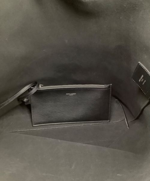 Saint Laurent Paris（サンローランパリ）Saint Laurent Paris (サンローランパリ) サウス トートバッグ ブラックの古着・服飾アイテム