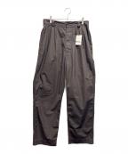 MHLエムエイチエル）の古着「2タックパンツ」｜チャコールグレー