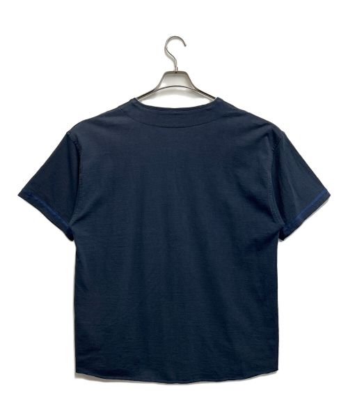 DESCENDANT（ディセンダント）DESCENDANT (ディセンダント) ベースボールシャツ ネイビー サイズ:SIZE 2の古着・服飾アイテム
