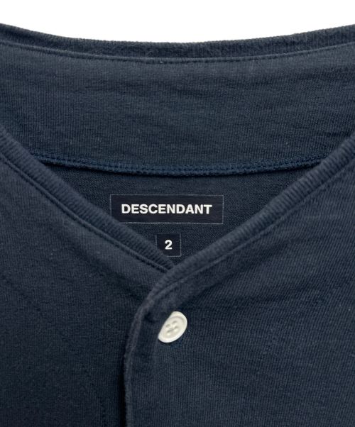 DESCENDANT（ディセンダント）DESCENDANT (ディセンダント) ベースボールシャツ ネイビー サイズ:SIZE 2の古着・服飾アイテム