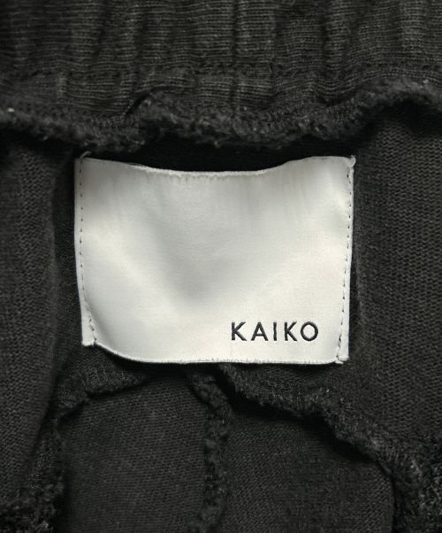 kaiko（カイコー）kaiko (カイコー) スウェットパンツ ブラック サイズ:SIZE 4の古着・服飾アイテム