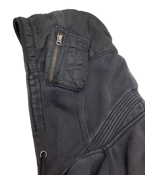 AVIREX（アヴィレックス）AVIREX (アヴィレックス) ジップパーカー ブラック サイズ:Mの古着・服飾アイテム