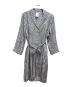 MaxMara (マックスマーラ) 総柄シャツワンピース アイボリー×ネイビー サイズ:M：8000円