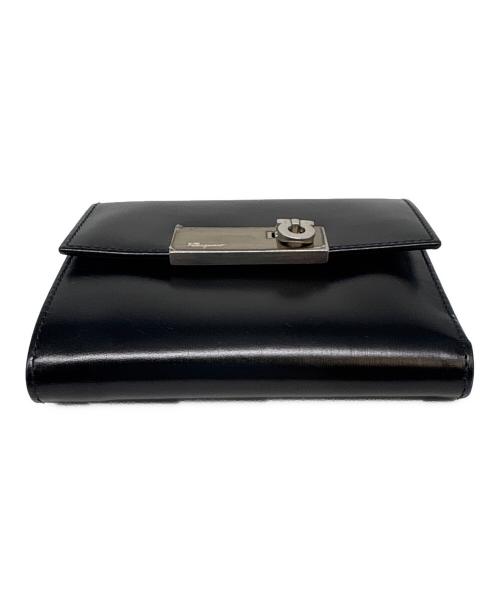 Salvatore Ferragamo（サルヴァトーレ フェラガモ）Salvatore Ferragamo (サルヴァトーレ フェラガモ) 3つ折り財布 ブラックの古着・服飾アイテム