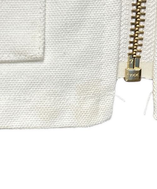 MONKEY TIME（モンキータイム）MONKEY TIME (モンキータイム) ジップベスト / SOLID CVS ZIP VEST ホワイト サイズ:Mの古着・服飾アイテム