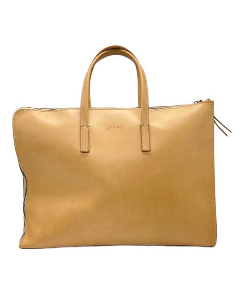 genten（ゲンテン）genten (ゲンテン) ブリーフケース ベージュの古着・服飾アイテム