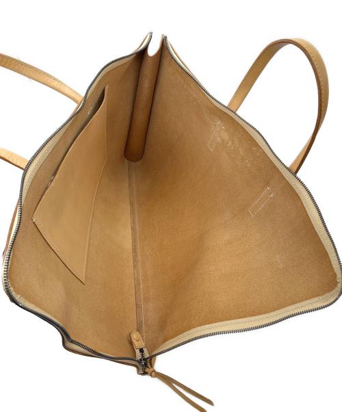 genten（ゲンテン）genten (ゲンテン) ブリーフケース ベージュの古着・服飾アイテム