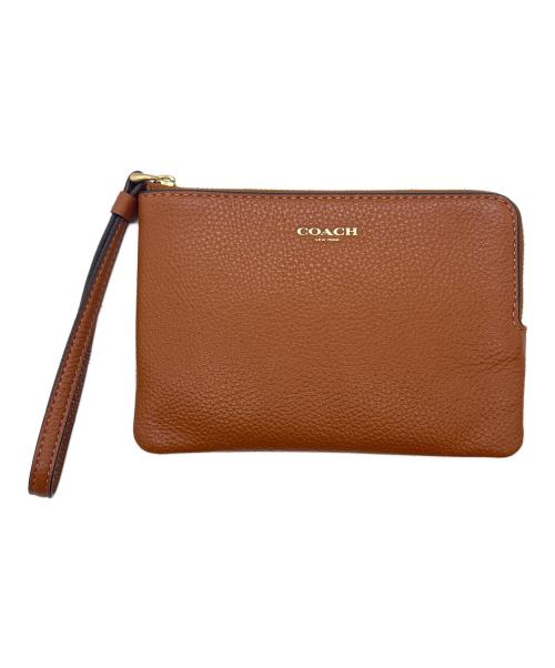 COACH（コーチ）COACH (コーチ) ポーチ ブラウンの古着・服飾アイテム