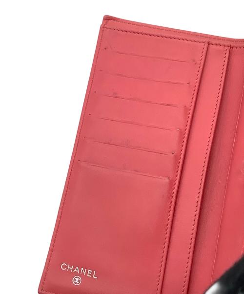 CHANEL（シャネル）CHANEL (シャネル) 3つ折り財布 レッドの古着・服飾アイテム