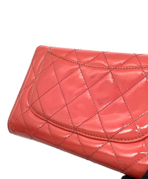CHANEL（シャネル）CHANEL (シャネル) 3つ折り財布 レッドの古着・服飾アイテム